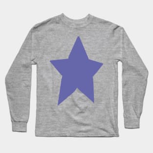 Very Peri Periwinkle Blue Star Color of the Year 2022 Long Sleeve T-Shirt